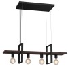 SHELF black-dark wood 426 Luminex