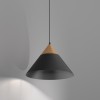 SINGLE black-natural wood 449 Luminex