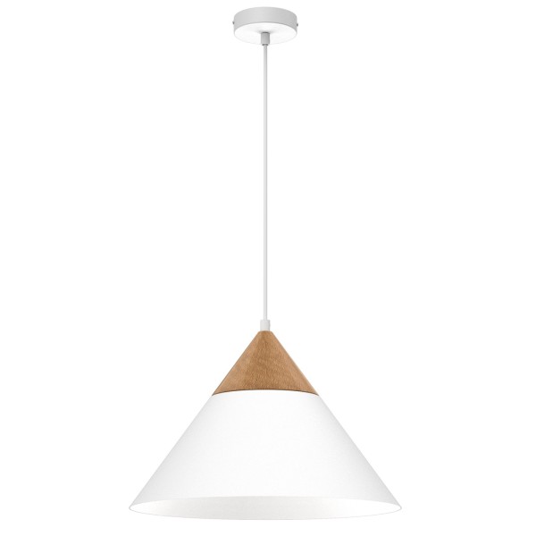 SINGLE  white-natural wood 463 Luminex